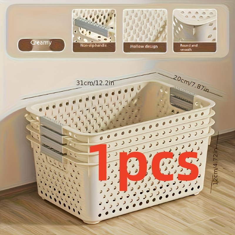 Kitchen Baking Tray Storage - 대용량 플라스틱 수납함으로 개방형 그리드 디자인과