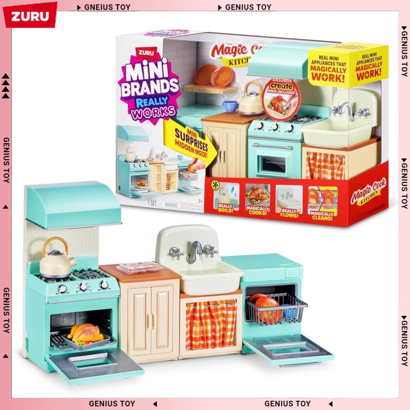 Miniature Baking Kitchen - 주루 미니 브랜드 매직 쿡 키친
