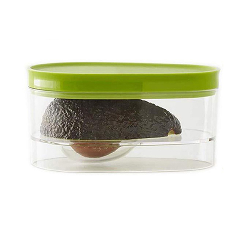Kitchen Baking Tray Storage - 아보카도 식품 보관함 공간 절약형 플라스틱