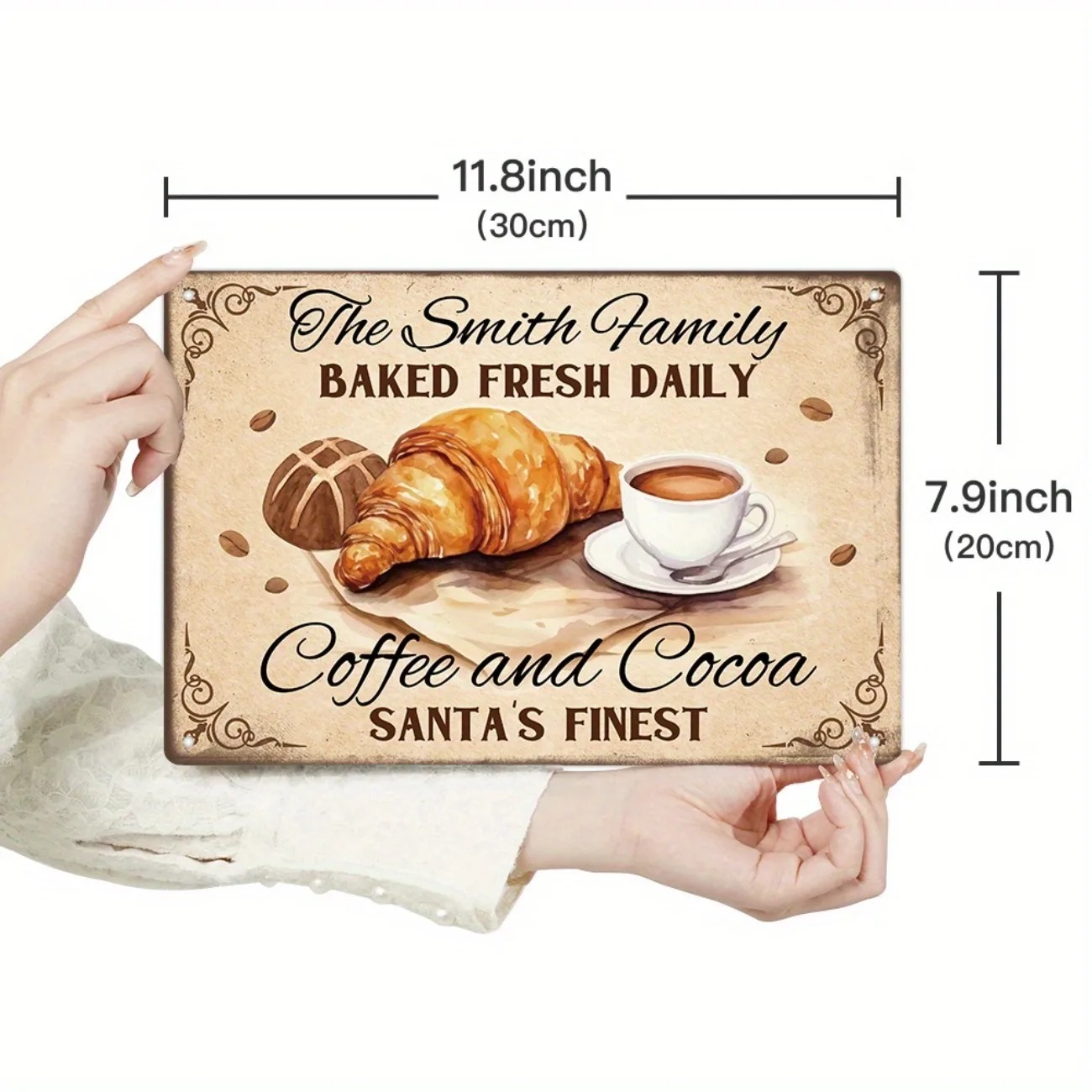 Kitchen Baking Wall Art - [2D 플랫] 소박한 농가풍 베이킹 금속