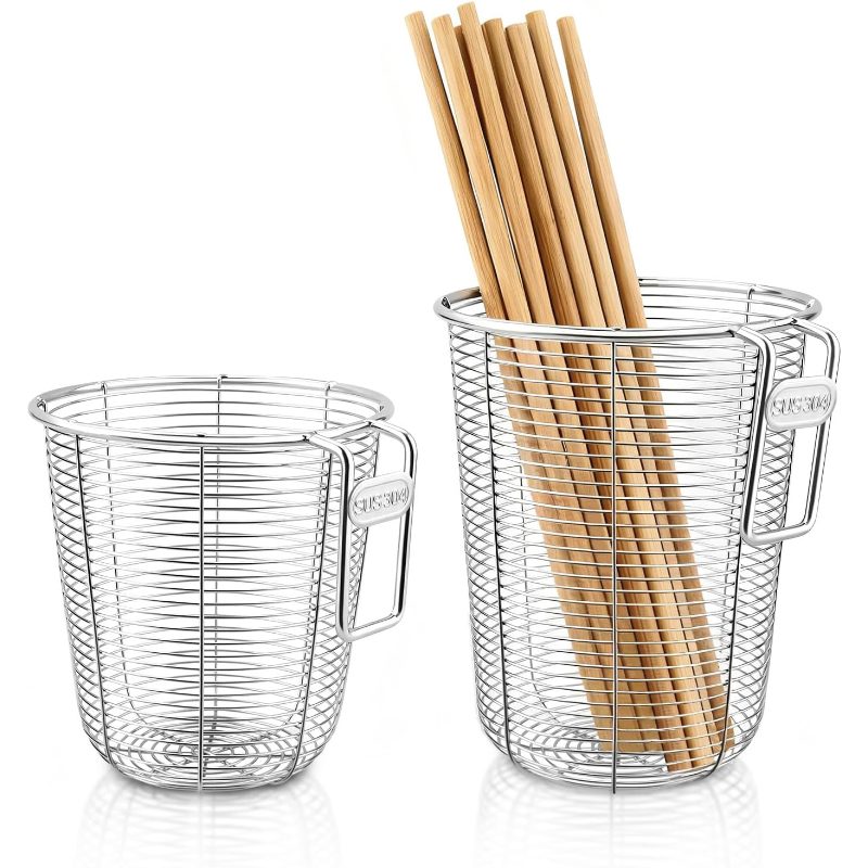 Kitchen Baking Tray Storage - 두꺼운 스테인리스 배수통 주방 걸이식 젓가락