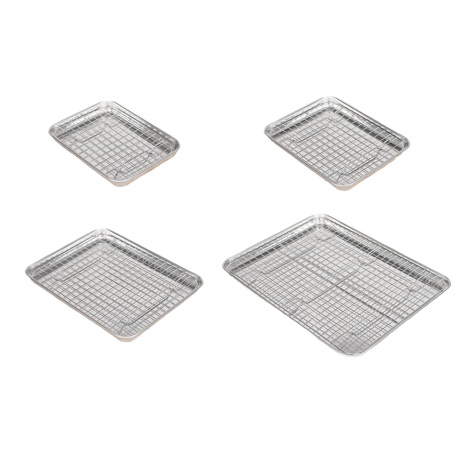 Kitchen Baking Tray Set - 와이어랙이 있는 베이킹 시트, 내구성 있는