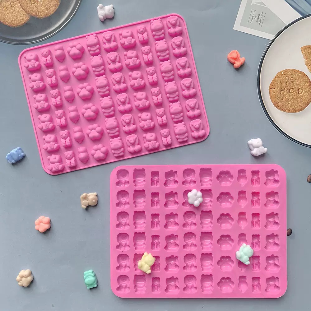 7개의 캔디 실리콘 몰드와 2개의 드롭퍼 세트, 캔디  - Kitchen Baking Tray Set 리뷰 및 가격