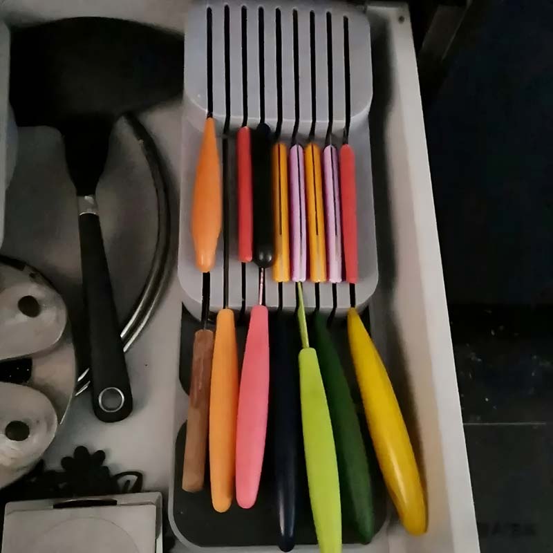 실용적인 서랍형 칼 보관함 - 주방용품 - 주방용품 보 - Kitchen Baking Tray Storage 리뷰 및 가격