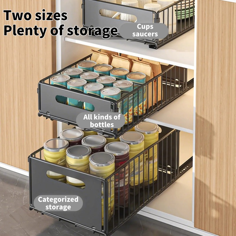 슬라이드 레일이 있는 주방 수납 선반 1개, 풀아웃 주 - Kitchen Baking Tray Storage 리뷰 및 가격