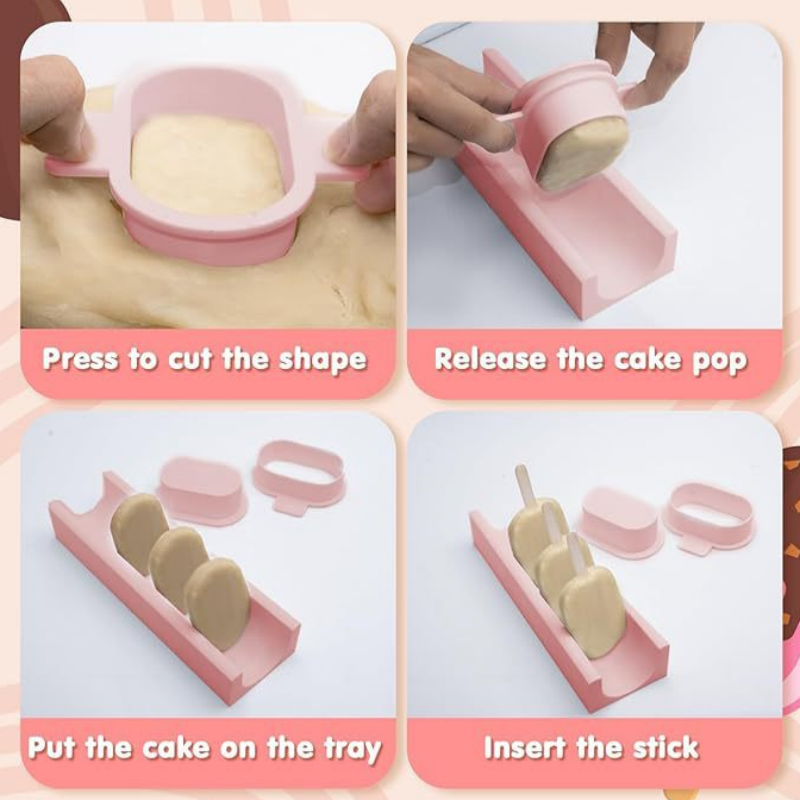 케이크팝 몰드 세트(트레이 포함) 논스틱 재사용 가능  - Kitchen Baking Tray Set 리뷰 및 가격