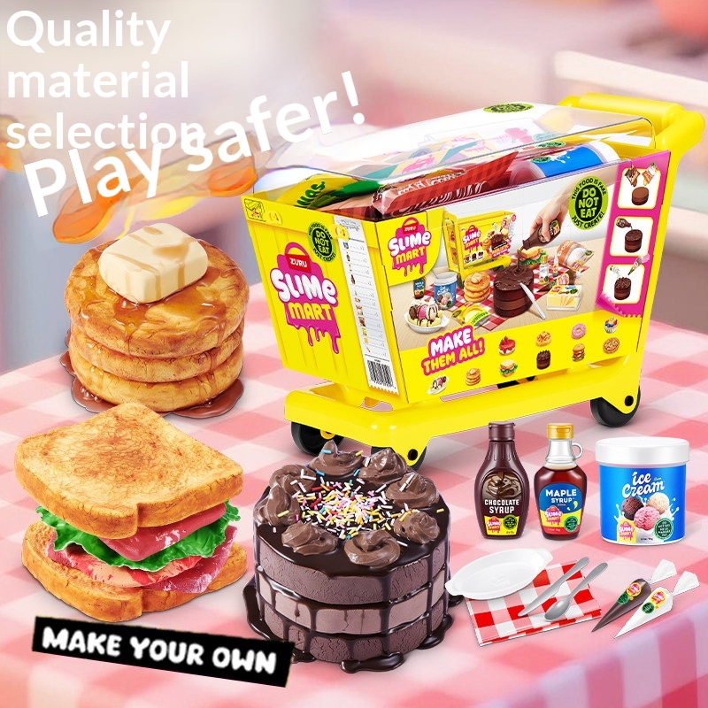 주루 미니 슬라임 마트 쇼핑카트 블라인드 박스 DIY  - Miniature Baking Kitchen 리뷰 및 가격