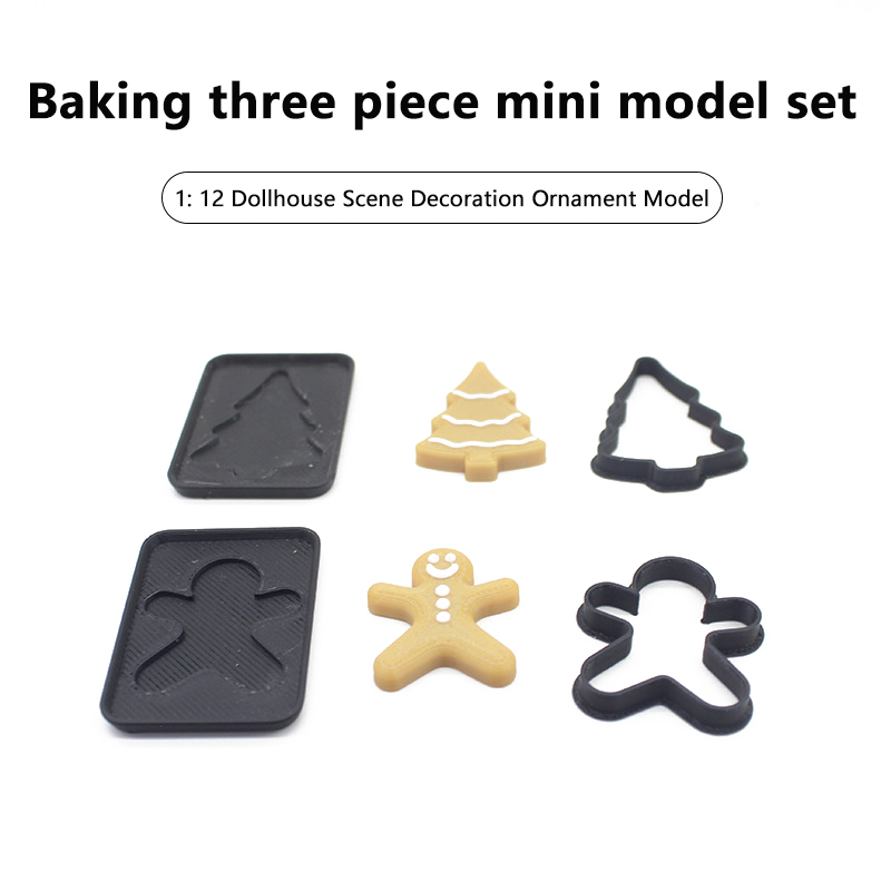 3개 미니어처 인간형 진저브레드맨 크리스마스 베이킹 인 - Miniature Baking Kitchen 리뷰 및 가격