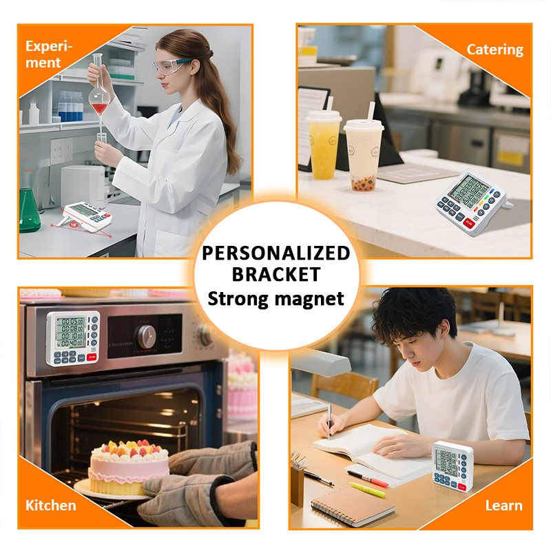 디지털 주방 타이머 4채널 대형 디스플레이, 큰 알람  - Kitchen Baking Timer 리뷰 및 가격