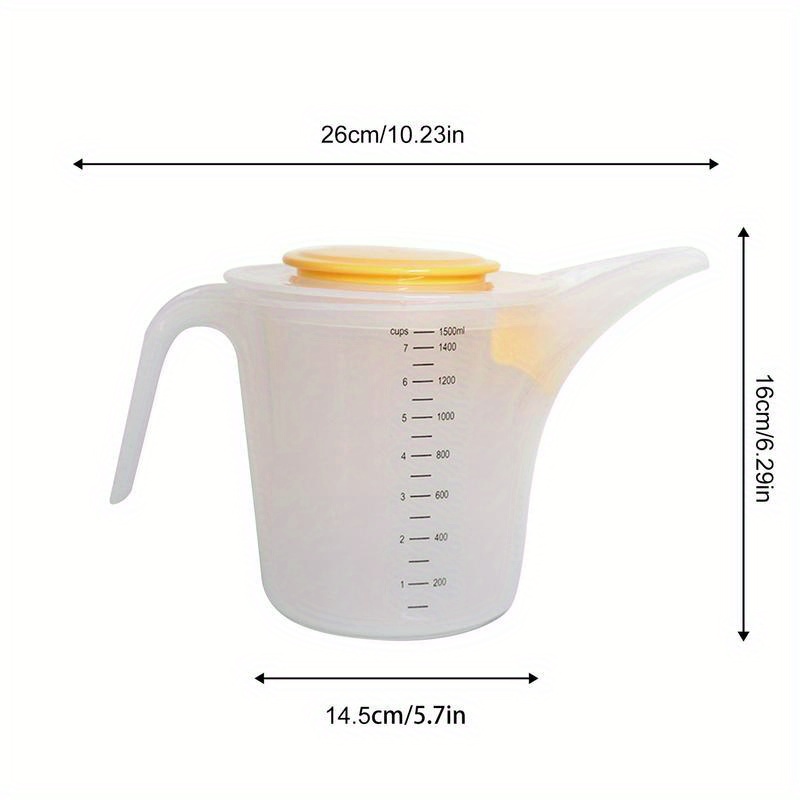 1500Ml 주방 베이킹 믹싱 컵 액체 측정 용기 베이 - Kitchen Baking Containers 리뷰 및 가격