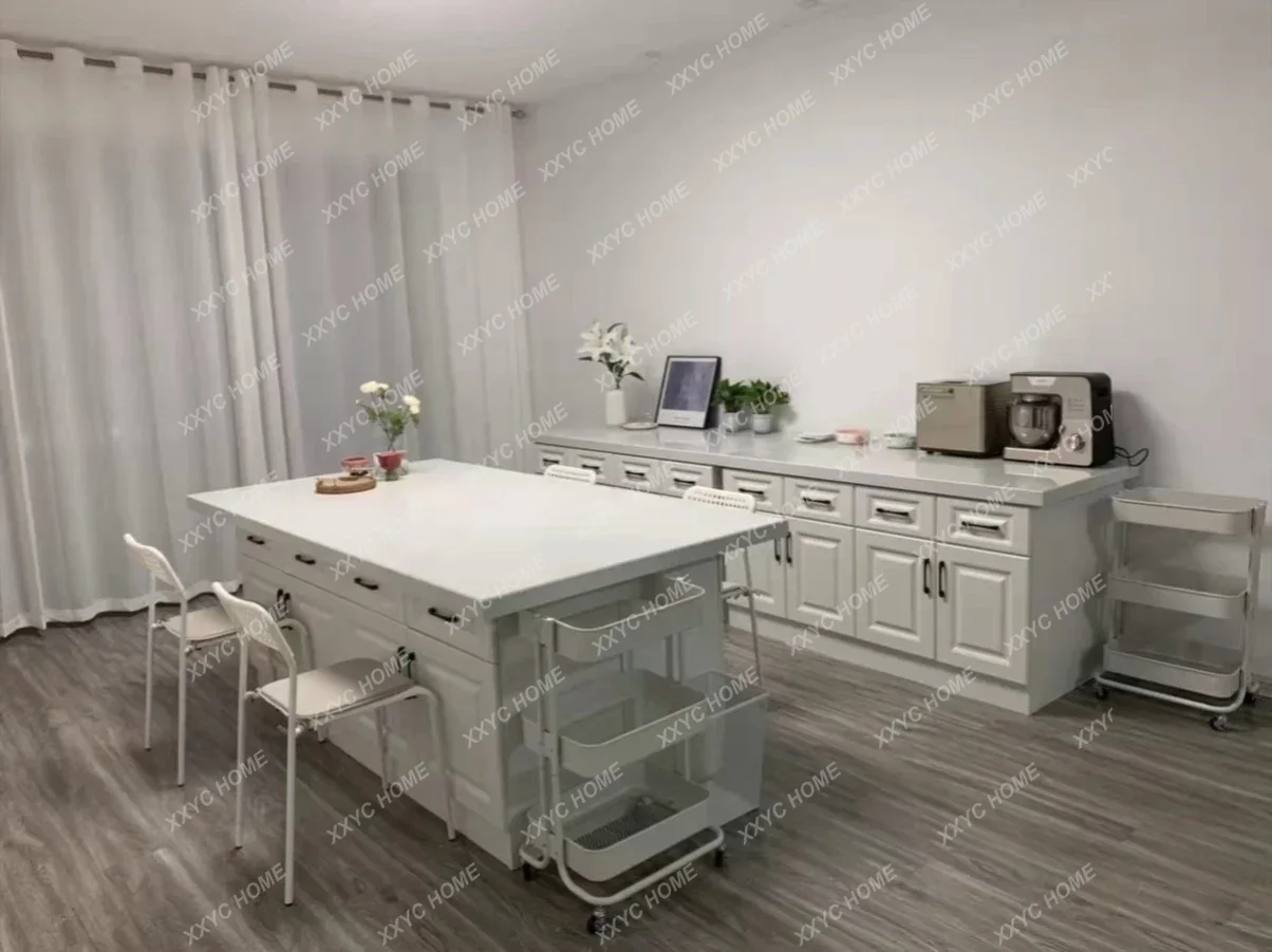 베이킹 작업대 디저트 케이크 콘솔 맞춤형 주방 대리석  - Kitchen Baking Island 리뷰 및 가격