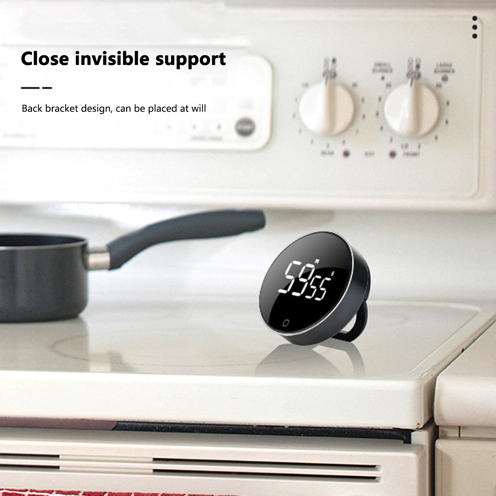 LED 디지털 주방 타이머 USB 충전식 마그네틱 베이 - Kitchen Baking Timer 리뷰 및 가격