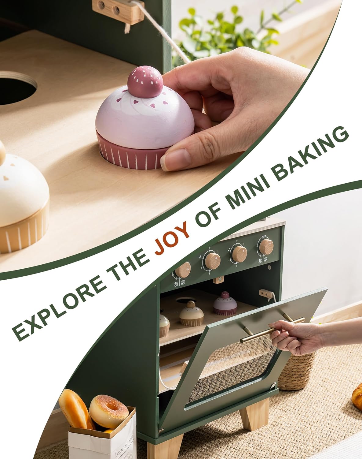 Robotime Robud 빈티지 나무 장난감 주방 오 - Baking Kitchen Robotime 리뷰 및 가격