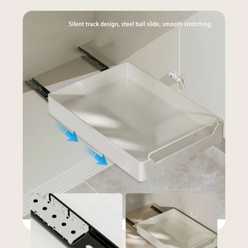슬라이드 레일이있는 새로운 주방 스토리지 랙 풀 아웃  - Kitchen Baking Tray Storage 리뷰 및 가격