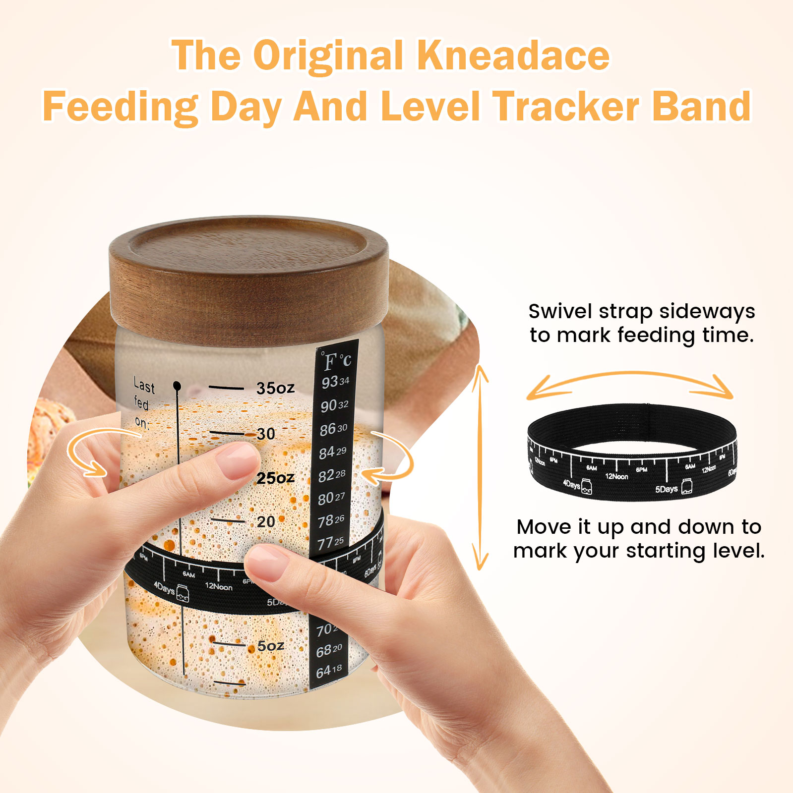 Sourdough 스타터 항아리 키트 1000ml 반죽 - Kitchen Baking Containers 리뷰 및 가격