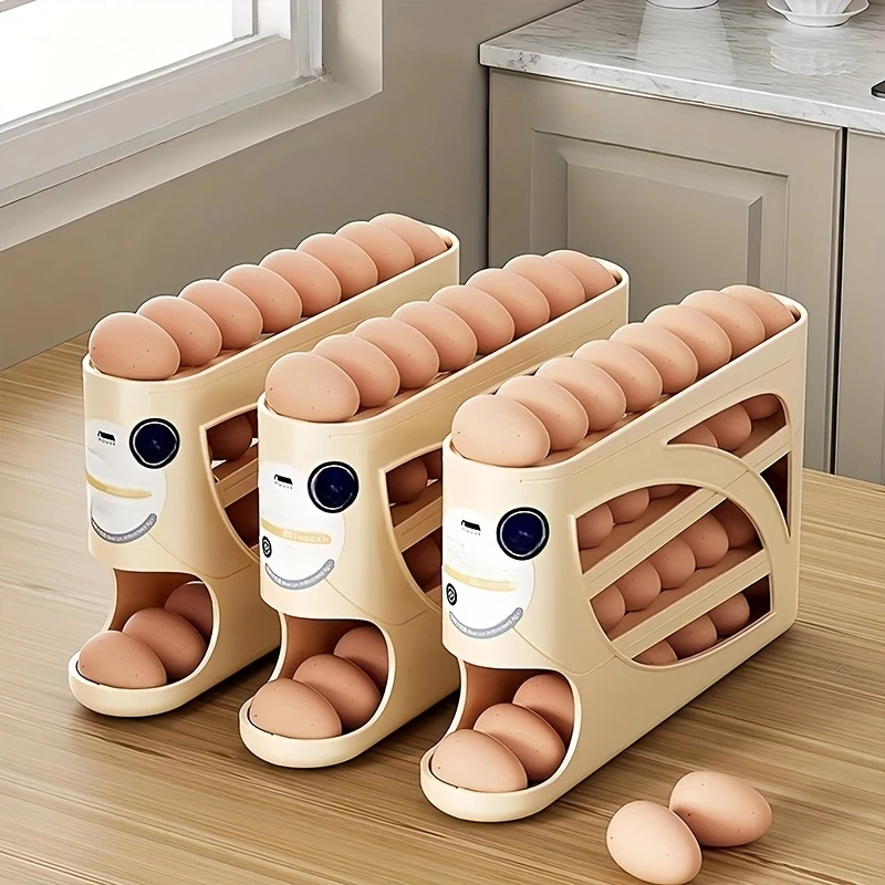 2~4단 회전식 계란 보관함 (냉장고용) - 24개 계 - Kitchen Baking Tray Storage 리뷰 및 가격