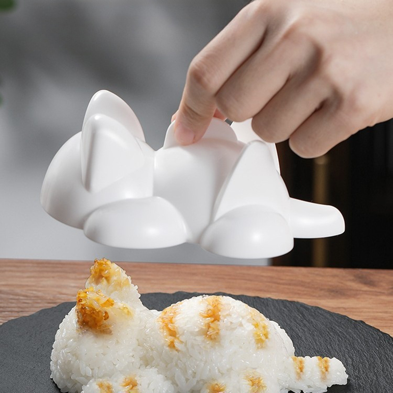 【뷰티】1PC 귀여운 스시 도구 오니기리 몰드 고양이  - Baking Kitchen Kids 리뷰 및 가격