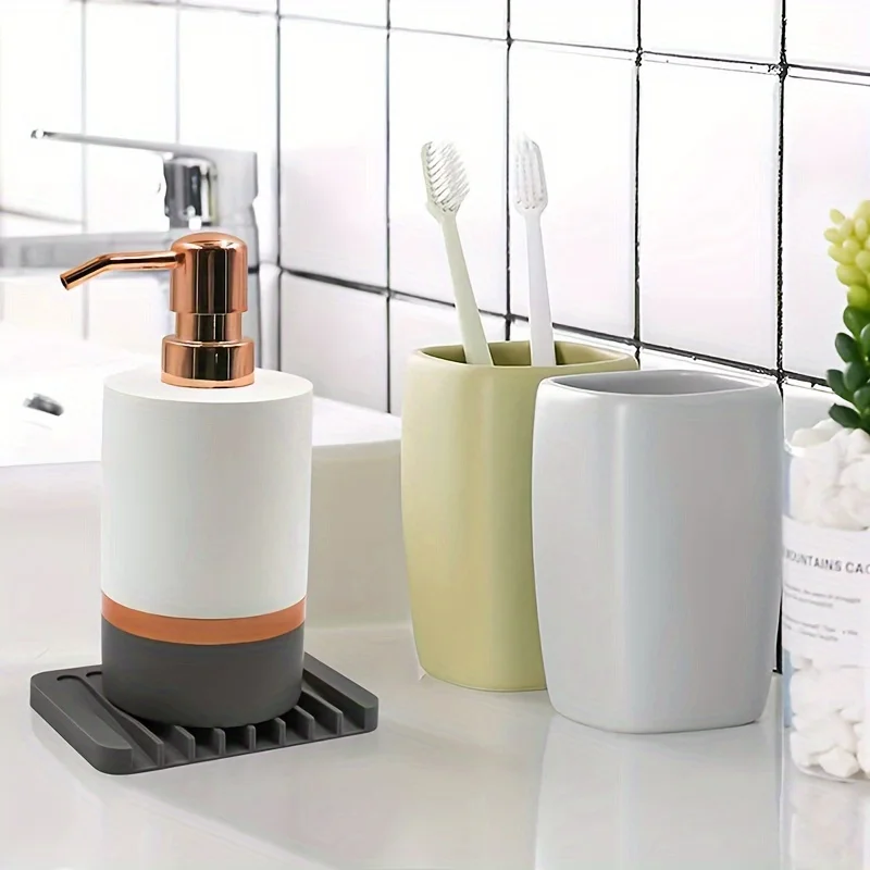 새로운 1PC 실리콘 배수 비누 받침대 무타공 미끄럼  - Kitchen Baking Tray Storage 리뷰 및 가격
