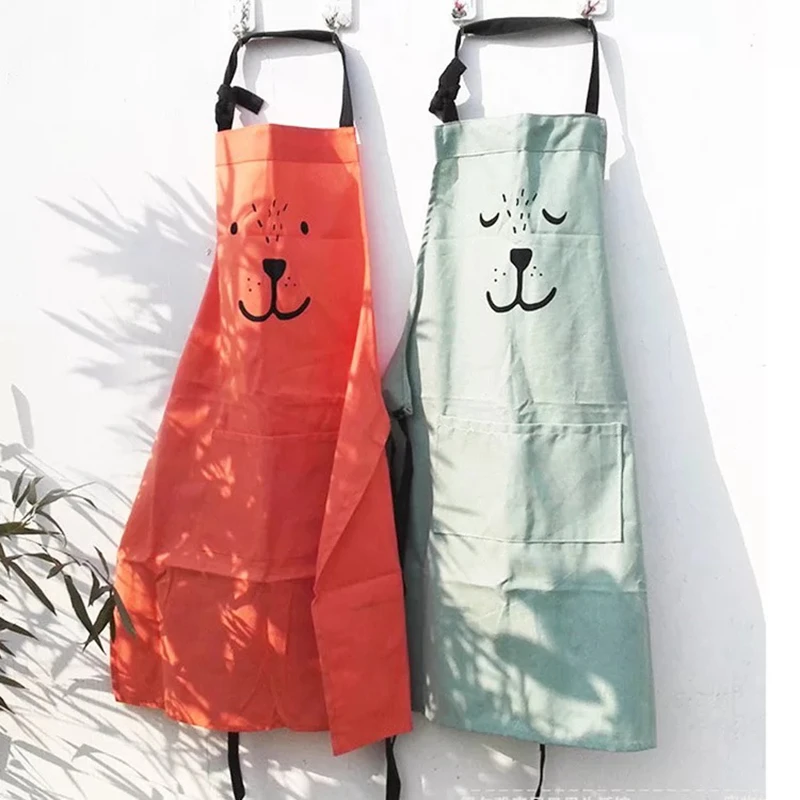 만화 곰 어린이 성인 앞치마 여자 주방 앞치마 바베큐  - Baking Kitchen Kids 리뷰 및 가격