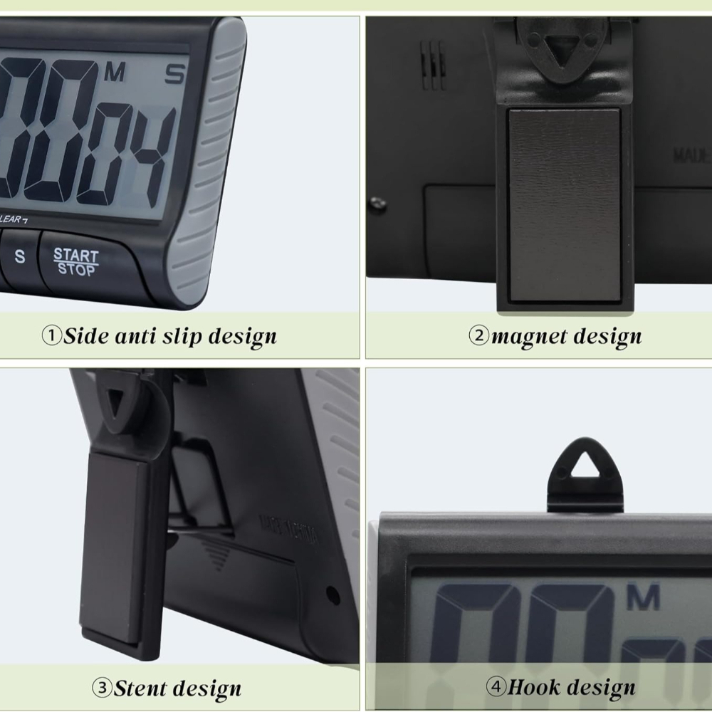 디스플레이 주방 타이머 자석식 디지털 타이머 큰 소리  - Kitchen Baking Timer 리뷰 및 가격