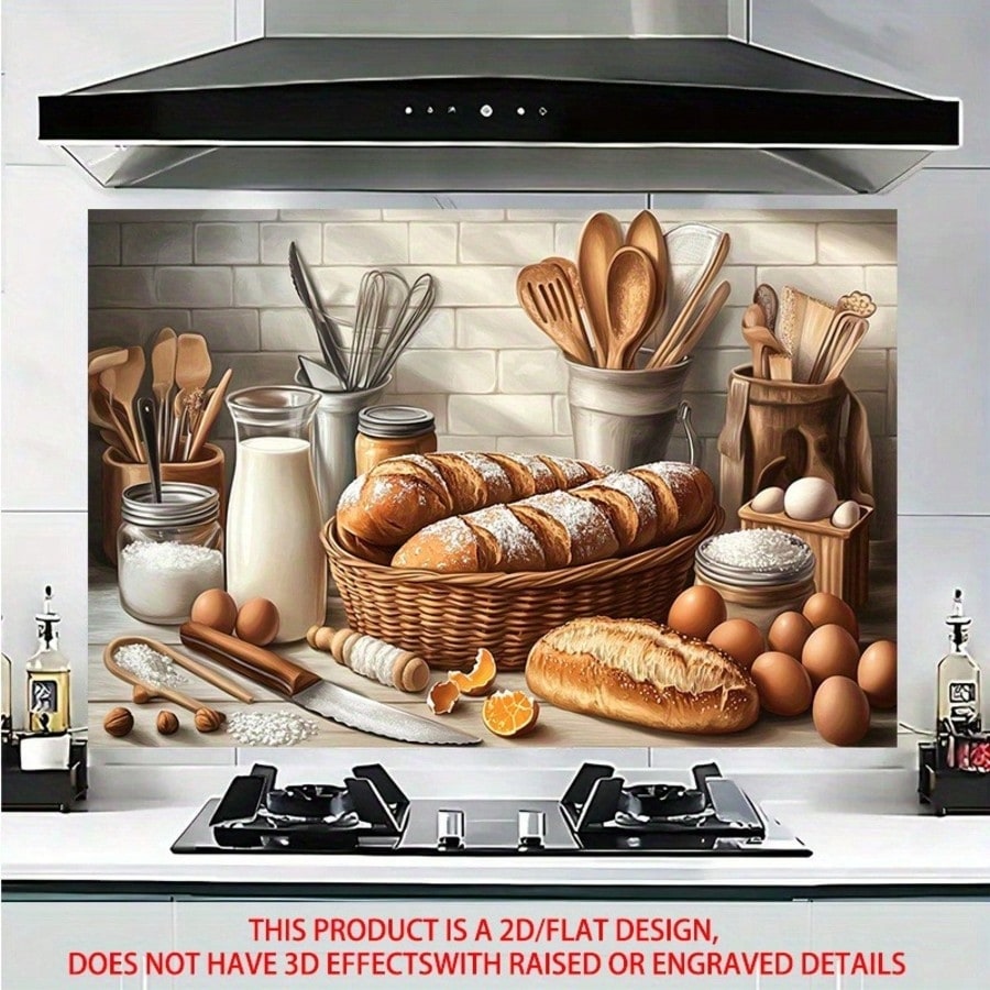 2D 자가 접착 PVC 벽 데칼 베이킹 & 빵 패턴 아 - Kitchen Baking Wall Art 리뷰 및 가격